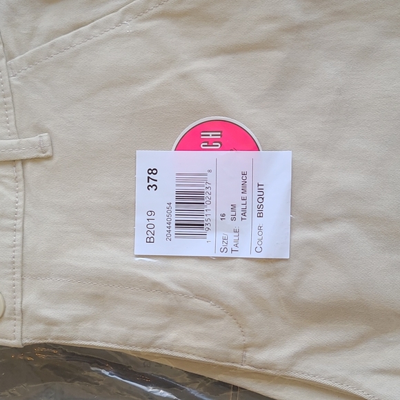 BNWT Girls Uniform Skinny Perfect Chinos sz16 Slim - Picture 4 of 4